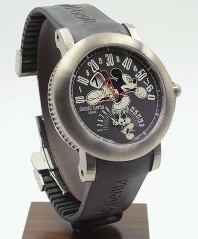 Rare Gerald Genta BSP.Y.80 Titanium Mickey Mouse Watch Luxify