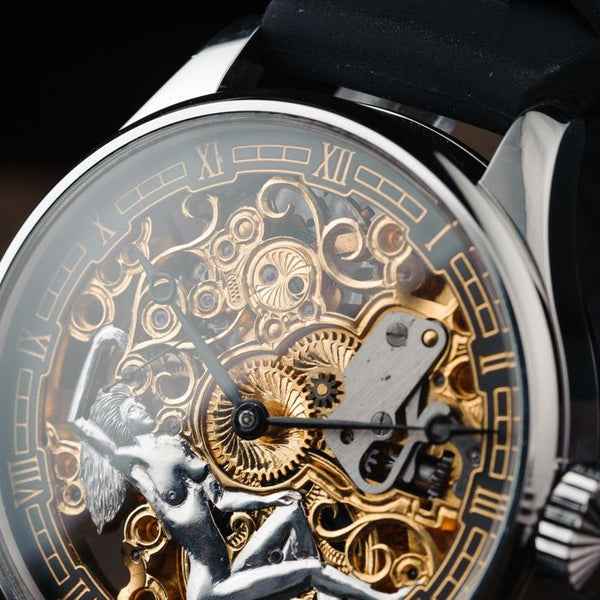 Swiss skeleton watches sales for men