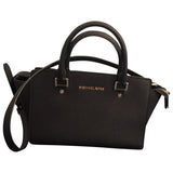 Michael Kors selma black leather handbag