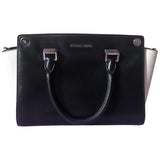 Michael Kors selma black leather handbag