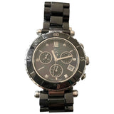 Guess black ceramic watch