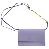 Jacquemus le riviera purple leather handbag