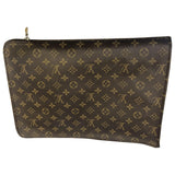 Louis Vuitton brown cloth case