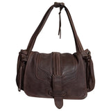 Zadig & Voltaire brown leather handbag