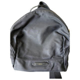 Lancel black cotton backpacks