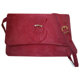 Gucci red suede handbag