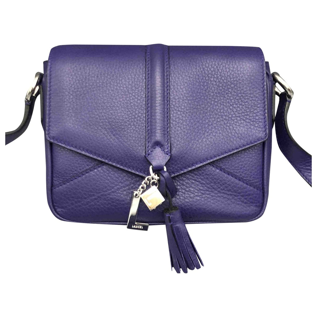 Lancel nine blue leather handbag Luxify Marketplace