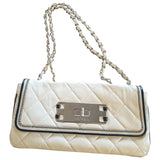 Chanel 2.55 beige leather handbag