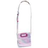 Maje sac m white cotton handbag