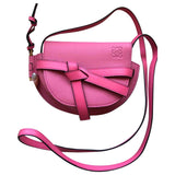 Loewe gate pink leather handbag