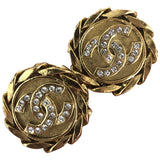 Chanel gold gold plated earrings