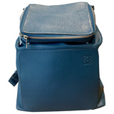 Loewe goya blue leather bag