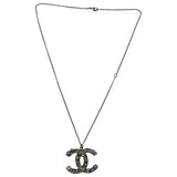 Chanel anthracite steel necklaces