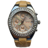 Guess camel steel watch