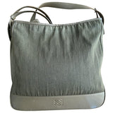 Loewe green cloth handbag