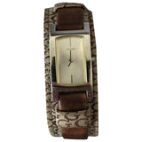 Guess brown steel watch