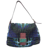 Fendi mamma baguette  multicolour cloth handbag