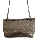 Chanel 2.55 metallic leather handbag