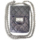 Chanel 2.55 black leather handbag