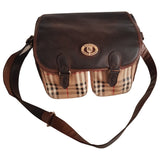 Burberry brown leather handbag