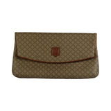 Celine brown cloth clutch bag