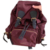 Burberry the rucksack burgundy cloth backpacks