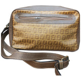 Fendi brown cloth handbag