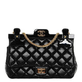 Chanel 2.55 black leather handbag