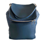 Loewe goya blue leather bag