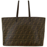 Fendi roll bag  brown cloth handbag