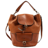 Burberry camel leather handbag