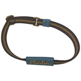 Prada brown plastic bracelets