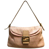 Fendi mamma baguette   cloth handbag