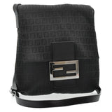 Fendi mamma baguette  black cloth handbag