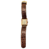 Cartier tank must brown silver gilt watch