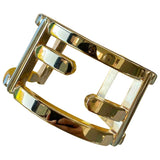 Fendi gold metal bracelets