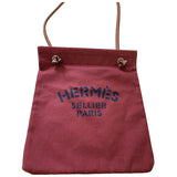 Hermès aline red cloth handbag