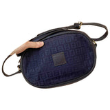 Fendi ff blue cloth handbag