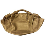 Loewe gold leather handbag