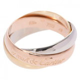 Cartier trinity gold pink gold rings