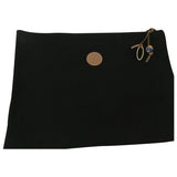 Fendi black cotton clutch bag