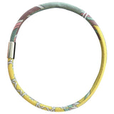 Hermès petit h yellow silk bracelets