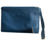 Loewe blue leather handbag