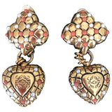 Loewe gold metal earrings