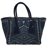 Prada blue denim - jeans handbag