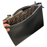 Fendi black leather bag