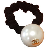 Chanel white pearl hair accessories