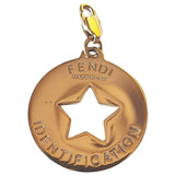 Fendi gold metal pendants