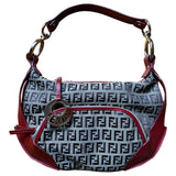 Fendi red cloth handbag