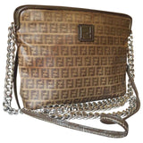 Fendi beige cloth handbag